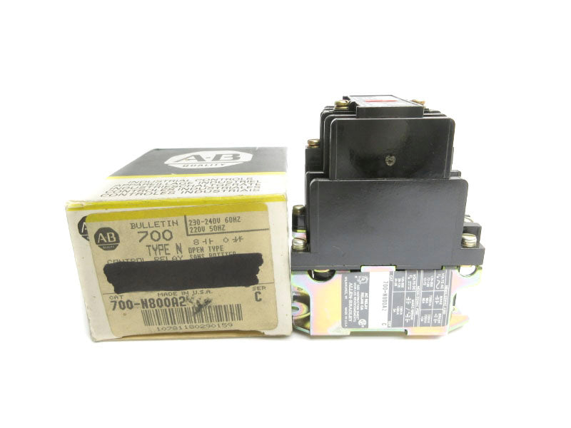 ALLEN BRADLEY 700-N800A2 SER. C 220/230-240V 60A (BK/YL) NSMP
