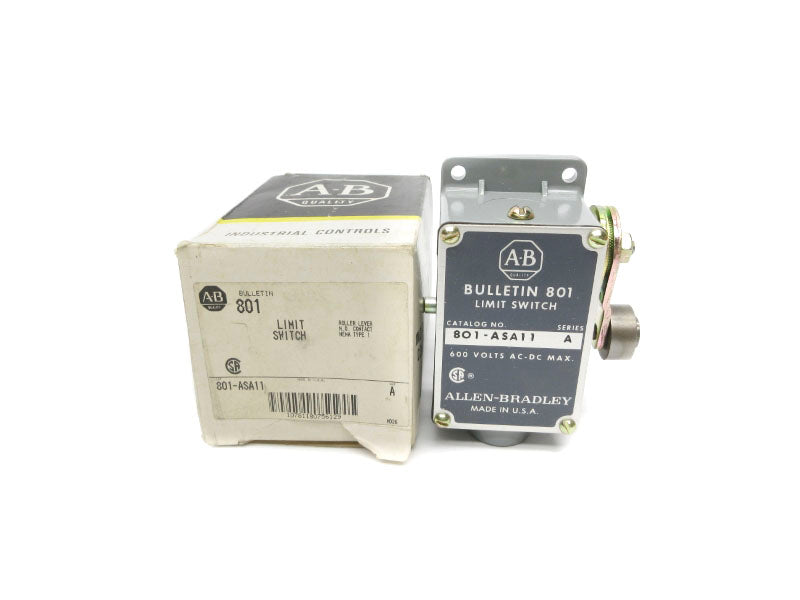 ALLEN BRADLEY 801-ASA11 SER. A 600VAC-DC (BK/YL) NSMP
