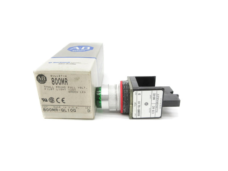 ALLEN BRADLEY 800MR-QL10G SER. D 120VAC (GY/BL) NSMP