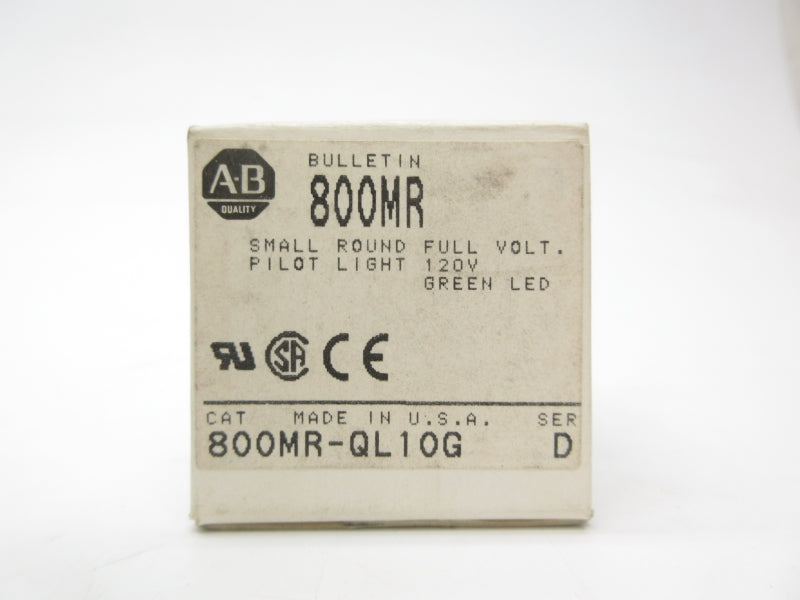 ALLEN BRADLEY 800MR-QL10G SER. D 120VAC (GY/BL) NSMP