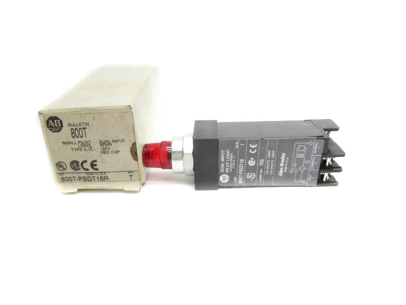 ALLEN BRADLEY 800T-PSDT16R SER. T 120V (WH) NSMP