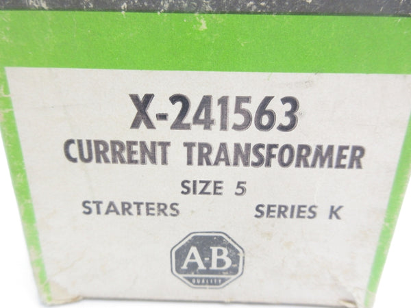 ALLEN BRADLEY X-241563 SER. K 5A (BK/GR) NSMP