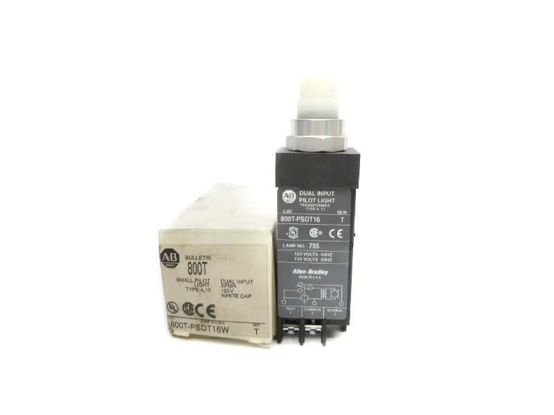 ALLEN BRADLEY 800T-PSDT16W SER. T 120V (WH) NSMP