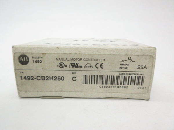ALLEN BRADLEY 1492-CB2H250 SER. C 277V 25A NSMP