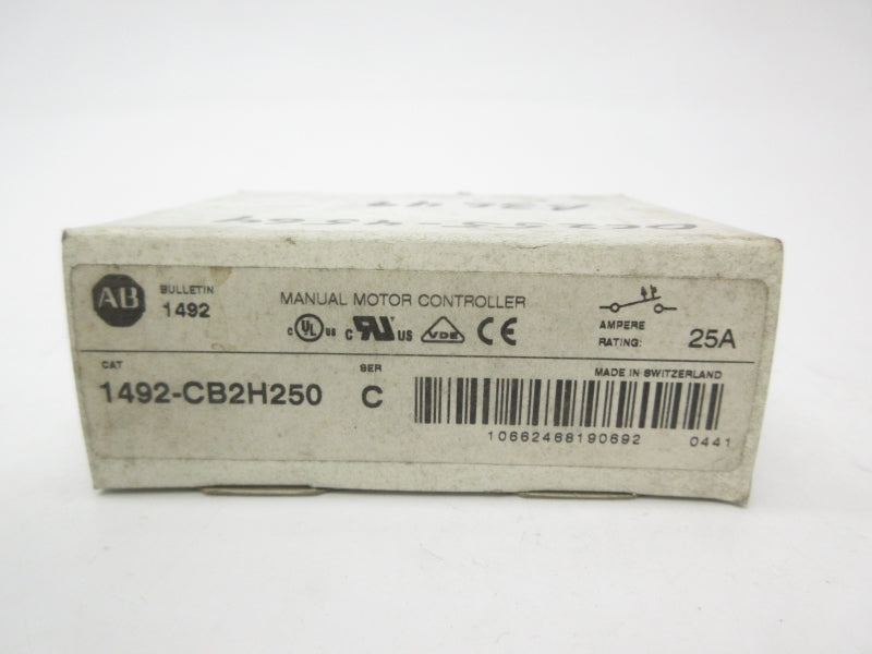 ALLEN BRADLEY 1492-CB2H250 SER. C 277V 25A NSMP