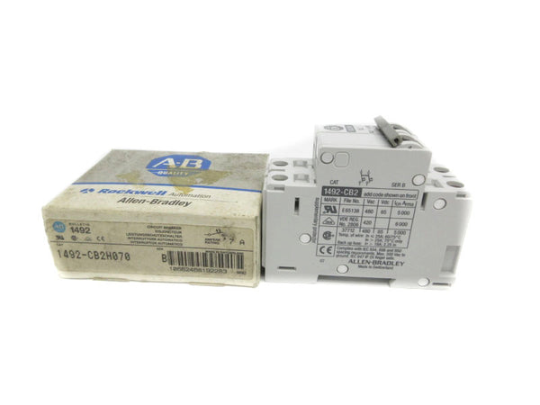 ALLEN BRADLEY 1492-CB2H070 SER. B 480VAC 7A NSMP
