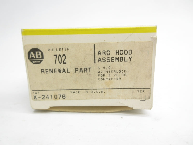 ALLEN BRADLEY X-241076 (BK/YL) NSMP