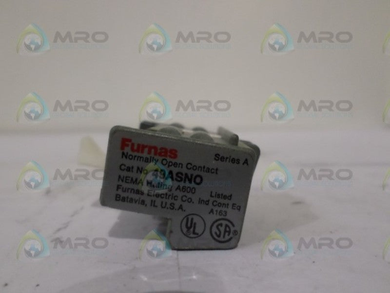 FURNAS 49ASNO AUXILIARY CONTACT *NEW NO BOX*