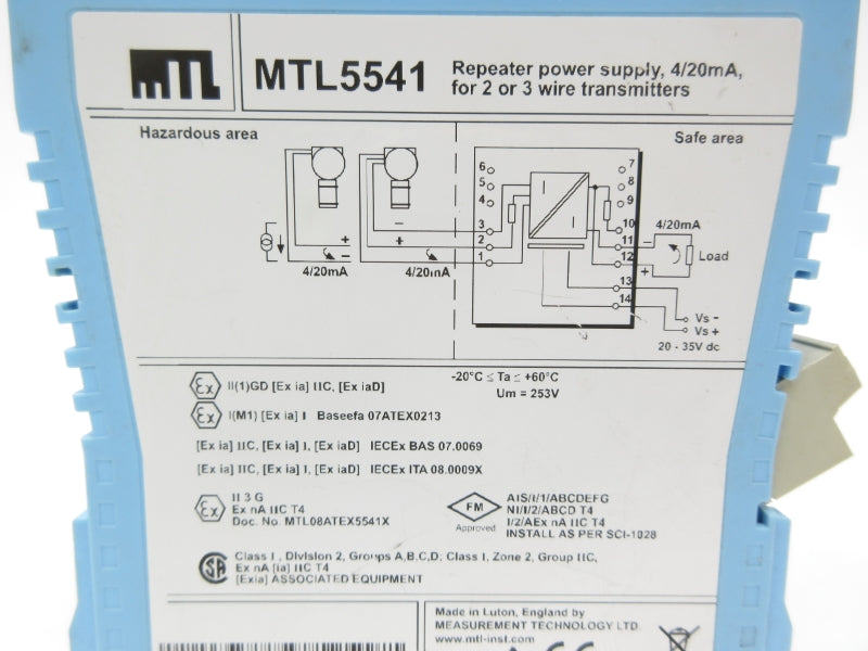 MEASUREMENT TECHNOLOGY MTL5541 NSNP