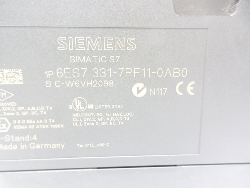 SIEMENS 6ES7331-7PF11-0AB0  UNMP