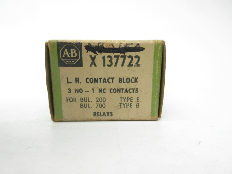 ALLEN BRADLEY X-137722 (BK/GR) NSMP