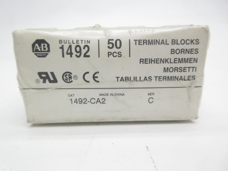 ALLEN BRADLEY 1492-CA2 SER. C (PKG OF 50) (WH) NSMP