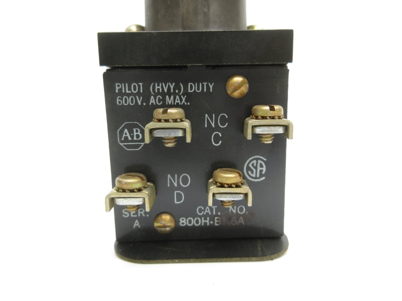 ALLEN BRADLEY 800H-BK6A 600VAC NSNP