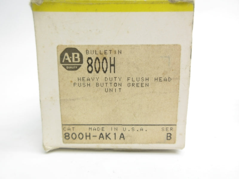 ALLEN BRADLEY 800H-AK1A SER. B (BK/YL) NSMP