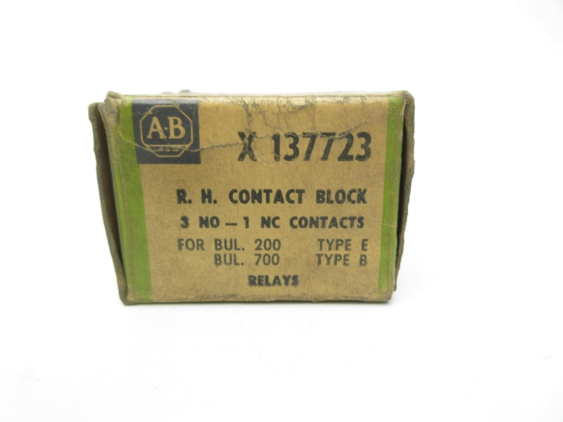 ALLEN BRADLEY X-137723 (BK/GR) NSMP