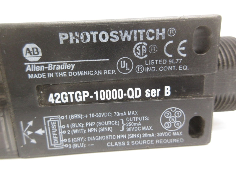 ALLEN BRADLEY 42GTGP-10000-QD SER. B 30VDC UNMP