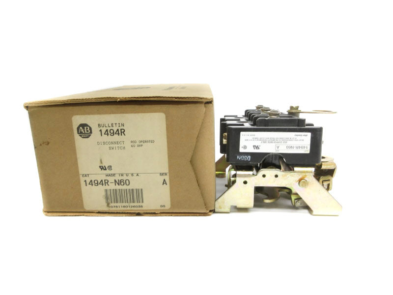 ALLEN BRADLEY 1494R-N60 SER. A 60A (AS PICTURED) (BR/WH) NSMP