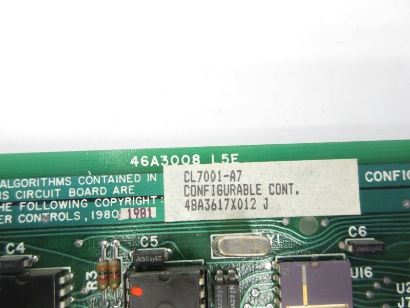 FISHER CONTROLS 48A3617X012 CL7001-A7 REV. J UNMP