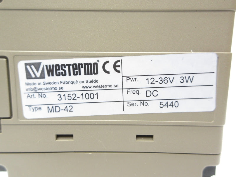 WESTERMO 3152-1001 MD-42 12-36V NSNP