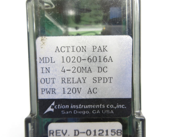 ACTION PAK 1020-6016A 120VAC NSNP
