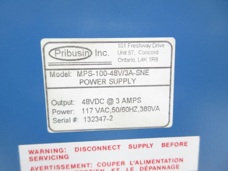 PRIBUSIN MPS-100-48V/3A-SNE 117VAC NSNP