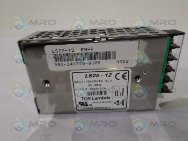 TDK LAMBDA LS25-12 AC/DC CONVERTER *NEW NO BOX*
