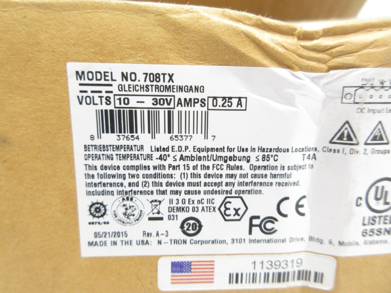 N TRON 708TX 10-30V 0.25A NSMP