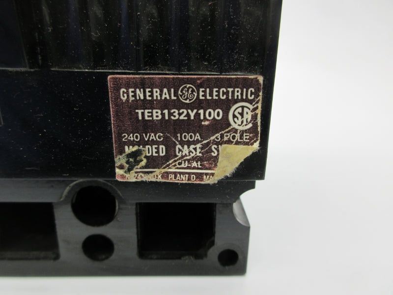 GENERAL ELECTRIC TEB132Y100 240VAC 100A NSNP
