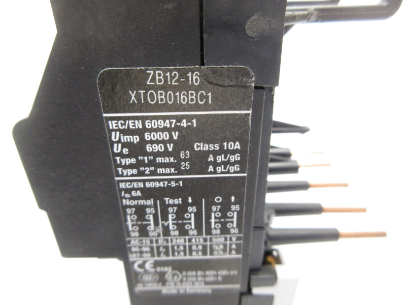 EATON XTOB016BC1 ZB12-16 690V 12-16A NSNP