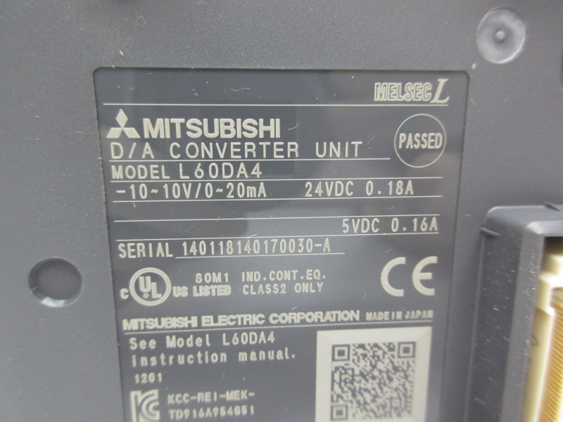 MITSUBISHI L60DA4 24VDC 0.18A NSNP