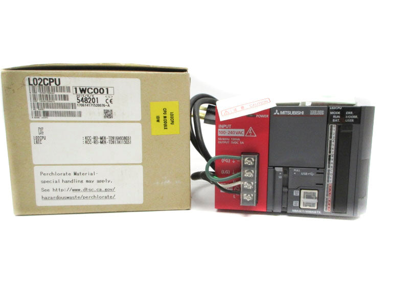 MITSUBISHI L02CPU 100-240VAC NSMP