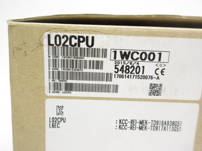 MITSUBISHI L02CPU 100-240VAC NSMP