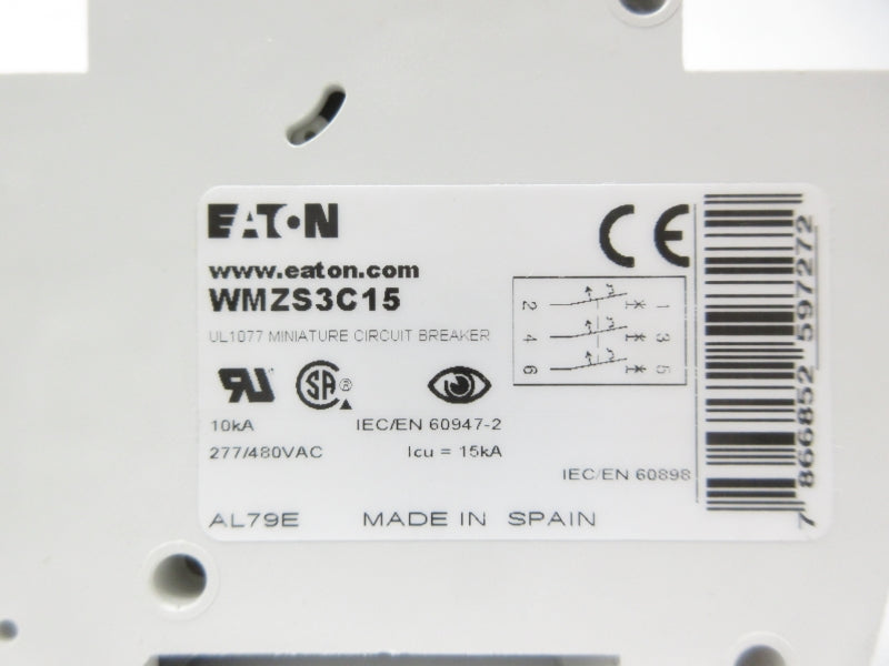 EATON WMZS3C15 400V 15A NSNP