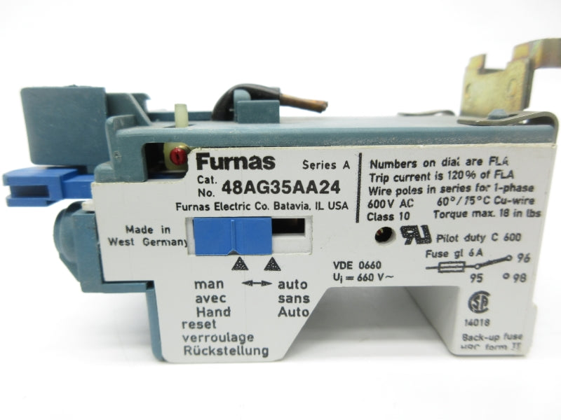 FURNAS 48AG35AA24 SER. A 600VAC 0.7-1.1A NSNP