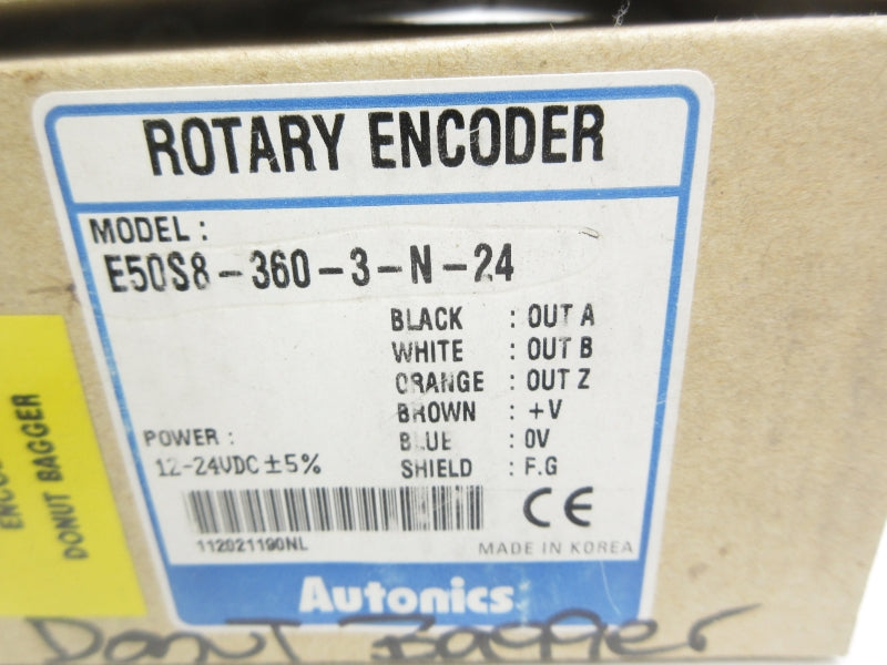 AUTONICS E50S8-360-3-N-24 12-24VDC NSMP