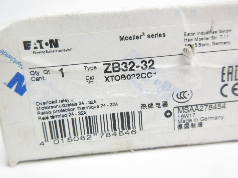 EATON XTOB032CC1 ZB32-32 6000V 24-32A NSMP