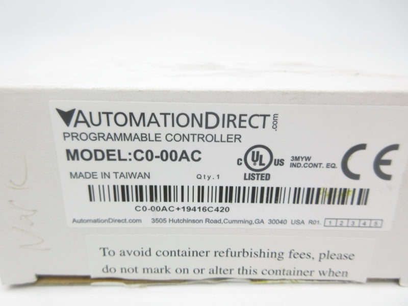 AUTOMATION DIRECT C0-00AC 100-240V NSMP