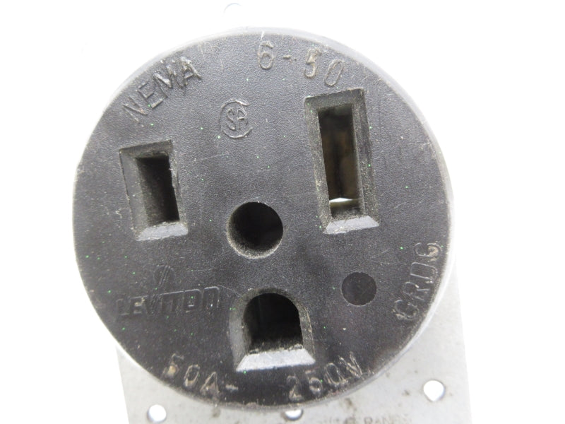 LEVITON 6-50 250V 50A UNMP