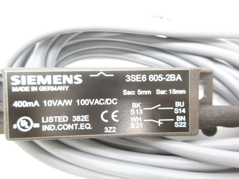 SIEMENS 3SE6605-2BA 100VAC/DC NSNP