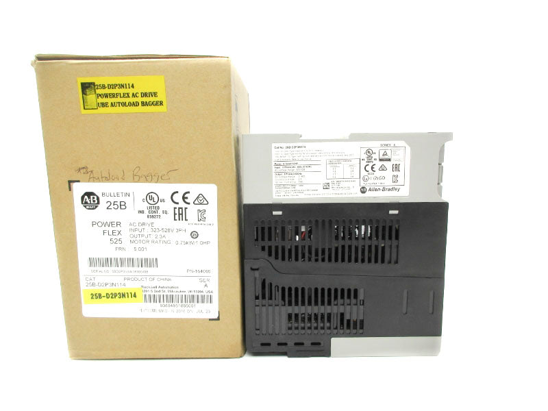 ALLEN BRADLEY 25B-D2P3N114 SER. A F/W 5.001 323-528V 2.3A NSMP