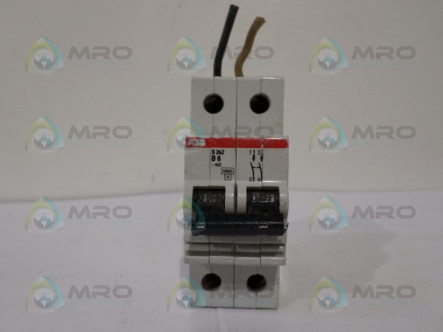 ABB S262-B6 CIRCUIT BREAKER 6A *USED*