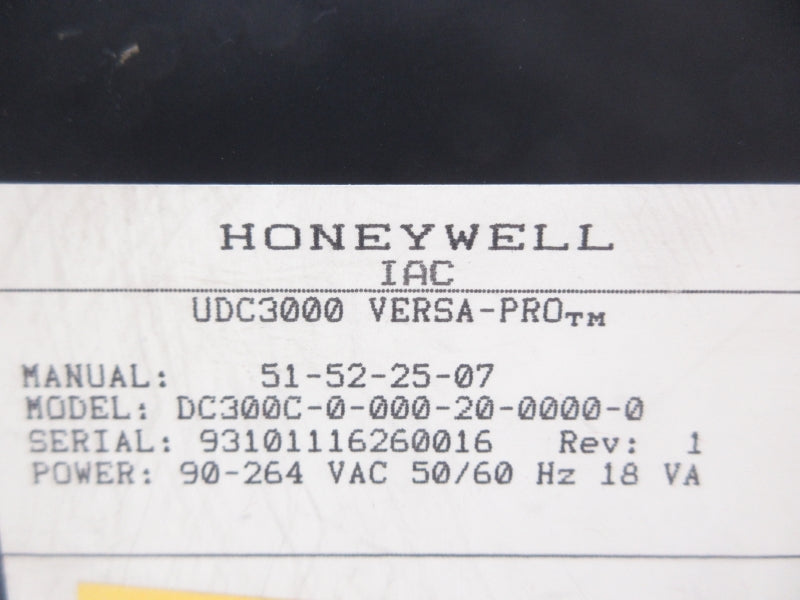 HONEYWELL DC300C-0-000-20-0000-0 90-264VAC NSNP