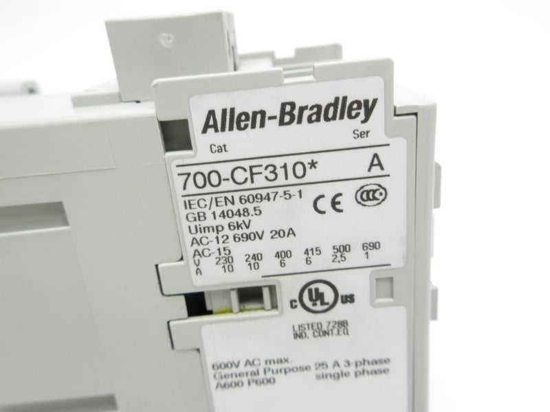 ALLEN BRADLEY 700-CF310A SER. A 220/240V 20A NSNP