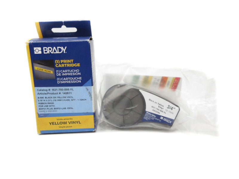BRADY M21-750-595-YL 3/4" NSMP