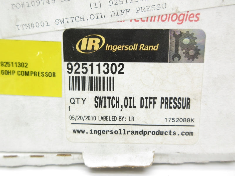INGERSOLL RAND 92511302 220V 0.8A NSMP