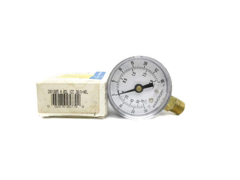ASHCROFT 20W1005H02LXZC30/V-AEL 0-30PSI NSMP