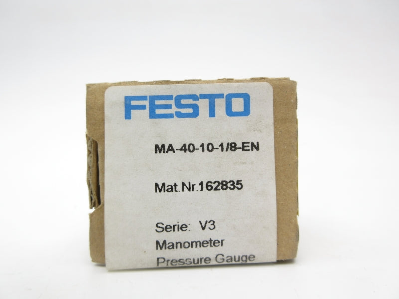 FESTO MA-40-10-1/8-EN 162835 0-140PSI NSMP