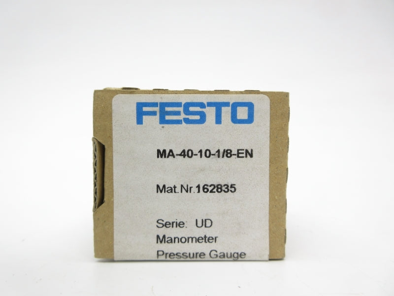 FESTO MA-40-10-1/8-EN 162835 0-140PSI NSFS
