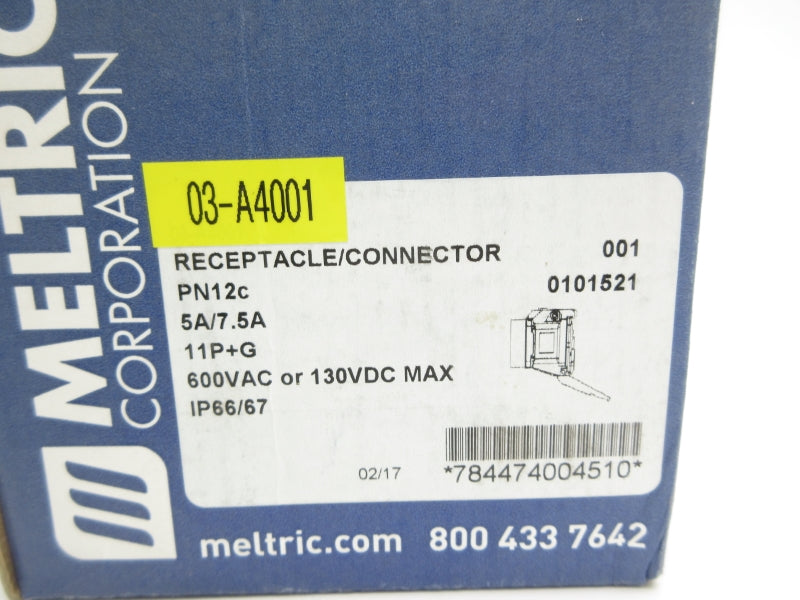 MELTRIC 03-A4001 600VAC 5/7.5A NSMP