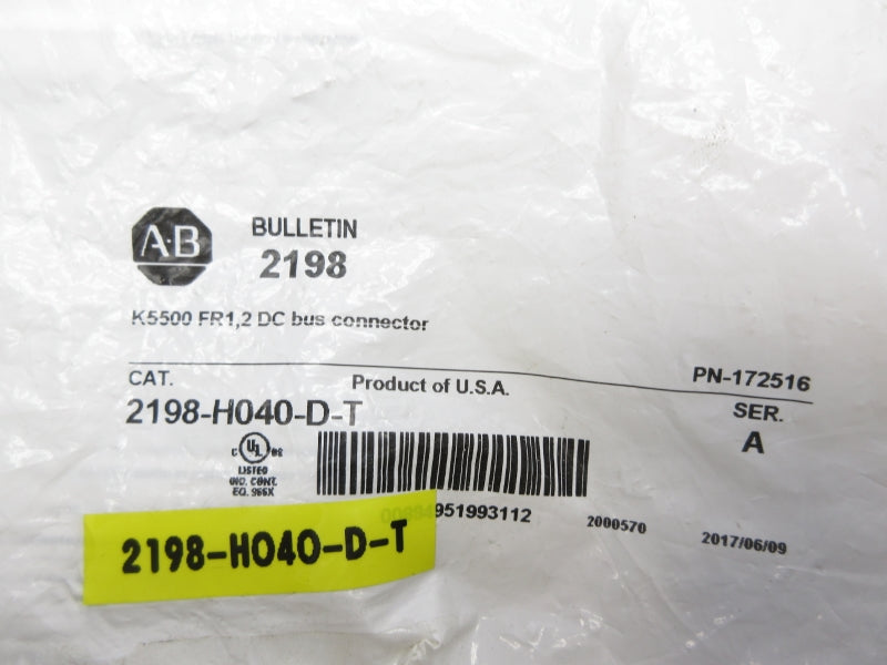 ALLEN BRADLEY 2198-H040-D-T SER. A NSMP